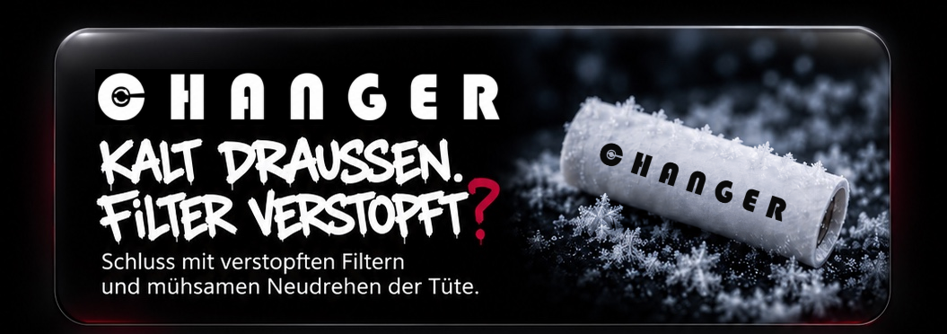 Folie 1: Kalt draussen. Filter verstopft? Schluss mit verstopften Filtern und mühsamem Neudrehen der Tüte.